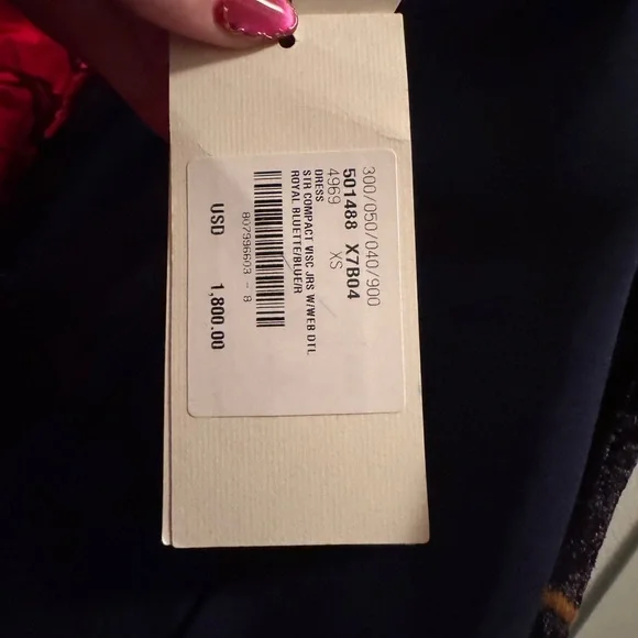 NWT Gucci Jersey V Neck Dress Style #501488 Size XS - Picture 9 of 9